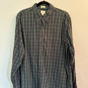 J Crew Long Sleeve Twill Button Down Shirt